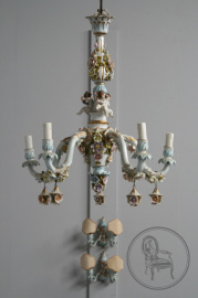 Старинная люстра и настенные светильники (2 шт.) код. BE47744