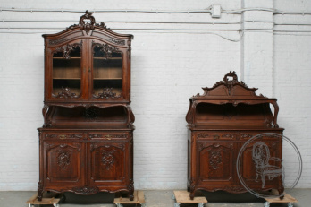 Антикварные буфет и комод код. BE6404