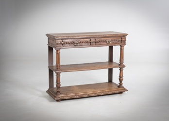 Антикварный дубовый открытый комод с откидной крышкой код. RM4165808