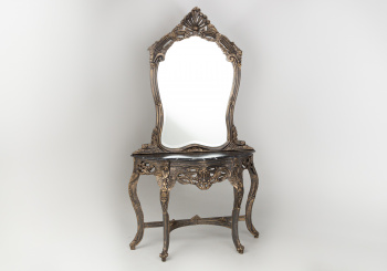 Старинный консольный столик с зеркалом код. RM64709
