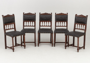 картинка Антикварный набор стульев (5 шт.) салоне старинных вещей "Шебби" являющийся официальным дистрибьютором в России и Беларуси