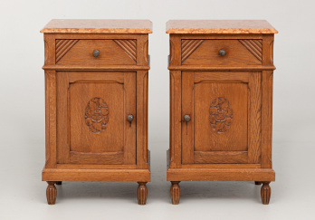 Старинные тумбочки (2 шт.) код. RM60637