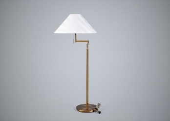 Винтажный торшер с поворотным механизмом (swing-arm floor lamp) код. RM4166860