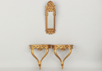 Старинные консольные столики с зеркалом код. RM69460