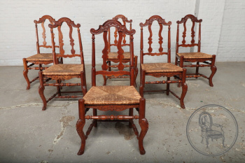 Антикварный набор стульев (6 шт.) код. BE67298
