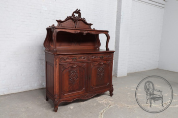 Антикварный поставец в Льежском стиле с растительным орнаментом код. BE107377