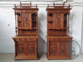 Антикварные парные дубовые буфеты код. BE4165144