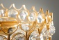 Люстра в позолоченном корпусе с каскадом подвесок в виде кристаллов код. RM4107091 фото 4