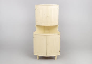 Старинный угловой посудный шкаф код. RM40176