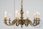 Старинная бронзовая люстра на 10 рожков код. BE4097143 фото 1