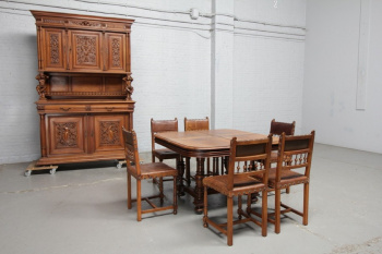 Антикварный столовый гарнитур код. BE7051