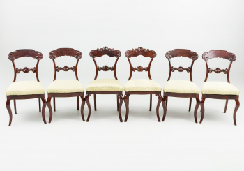 Старинный набор стульев (6 шт.) код. RM25083