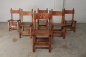 Антикварный стол и стулья (8 шт.) код. BE47403 фото 1