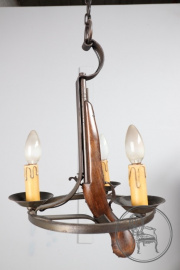 Антикварная люстра в виде ружья код. BE7450