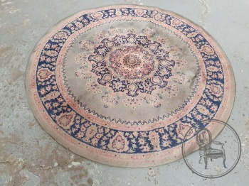 Старинный шерстяной ковер с ориентальным узором код. BE4146534