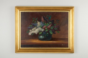 Старинная картина сирень код.&nbsp;RM4165046