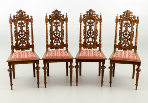 картинка Антикварные стулья (4 шт.) салоне старинных вещей "Шебби" являющийся официальным дистрибьютором в России и Беларуси