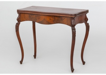 Антикварный консольный столик из красного дерева код. RM90