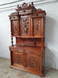 Антикварный ореховый буфет конца XIX века код. BE4097168