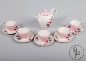 картинка Старинный чайный сервиз (11 пр.) салоне старинных вещей "Шебби" являющийся официальным дистрибьютором в России и Беларуси