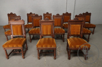 Антикварный набор стульев (12 шт.) код. BE53987