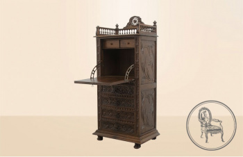 Антикварный секретер код. VS1047