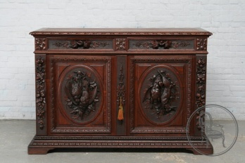 Антикварный комод в охотничьем стиле код. BE4097377