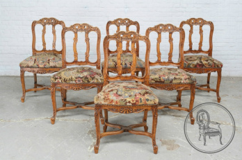 Антикварный набор стульев (6 шт.) код. BE6270