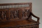 Антикварная скамья с объемной антропогенной резьбой код. RM4106421 фото 2