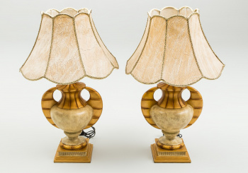 Старинные настольные лампы (2 шт.) код. RM14797