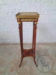 Антикварная подставка в стиле ампир с мраморным верхом код. BE4147891