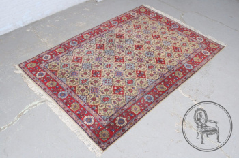 Старинный шерстяной персидский ковер код. BE107412