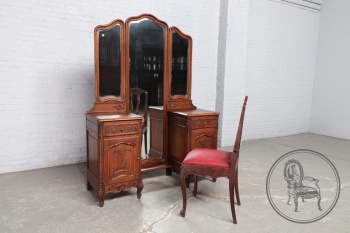 Антикварный туалетный столик и стул код. BE48088