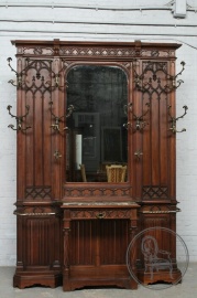 Антикварная ореховая вешалка код. BE4097229