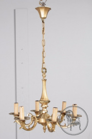 Старинная бронзовая люстра код. BE6761