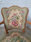 Антикварное кресло из ореха с цветочным гобеленом код. BE107498 фото 1