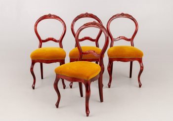 Старинный набор стульев (4 шт.) код. RM41189