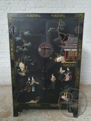 Старинный китайский комод с росписью и инкрустацией код. BE4121826