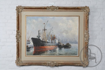 Старинная картина в стиле марина код. BE4097634