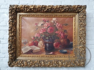 картинка Антикварная картина в стиле Людовика XV салоне старинных вещей "Шебби" являющийся официальным дистрибьютором в России и Беларуси