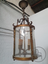 Антикварный потолочный бронзовый фонарь код. BE4108445