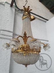 Антикварная люстра в стиле Людовика XVI код. BE4097000