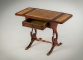 Антикварный английский раскладной столик с выдвижным ящиком код. RM4158790 фото 1