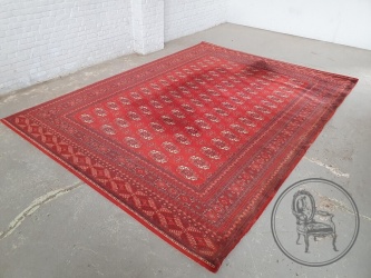 Антикварный иранский красный шерстяной ковер код. BE4165500