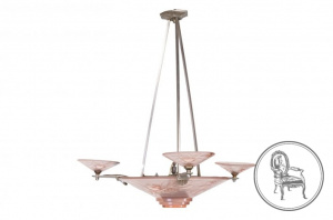 картинка Старинная люстра салоне старинных вещей "Шебби" являющийся официальным дистрибьютором в России и Беларуси