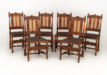 Старинный набор стульев (6 шт.) код. RM58510