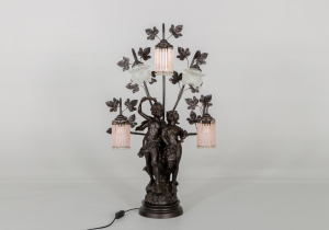 картинка Старинная настольная лампа салоне старинных вещей "Шебби" являющийся официальным дистрибьютором в России и Беларуси