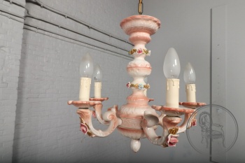 Старинная фарфоровая люстра код. BE4096737