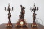 Антикварные каминные часы с канделябрами код. BE9352 фото 13