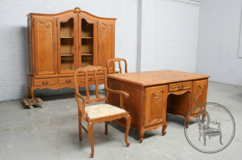Антикварный набор мебели для кабинета код. BE5834